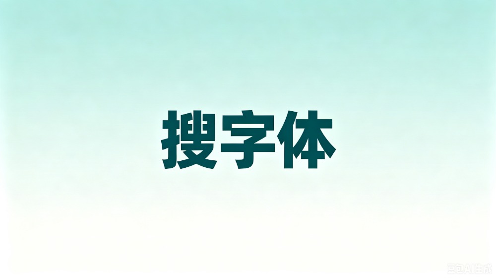 搜字体