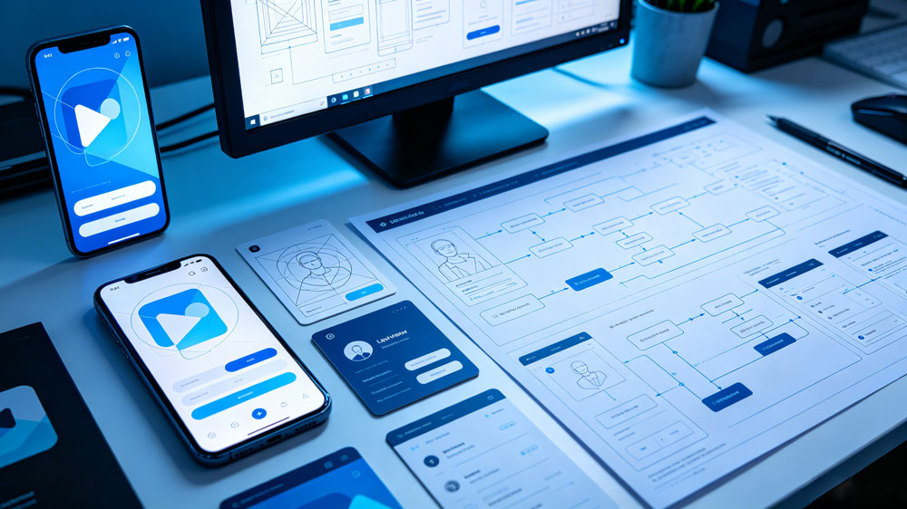 UI/UX设计核心概念示意图