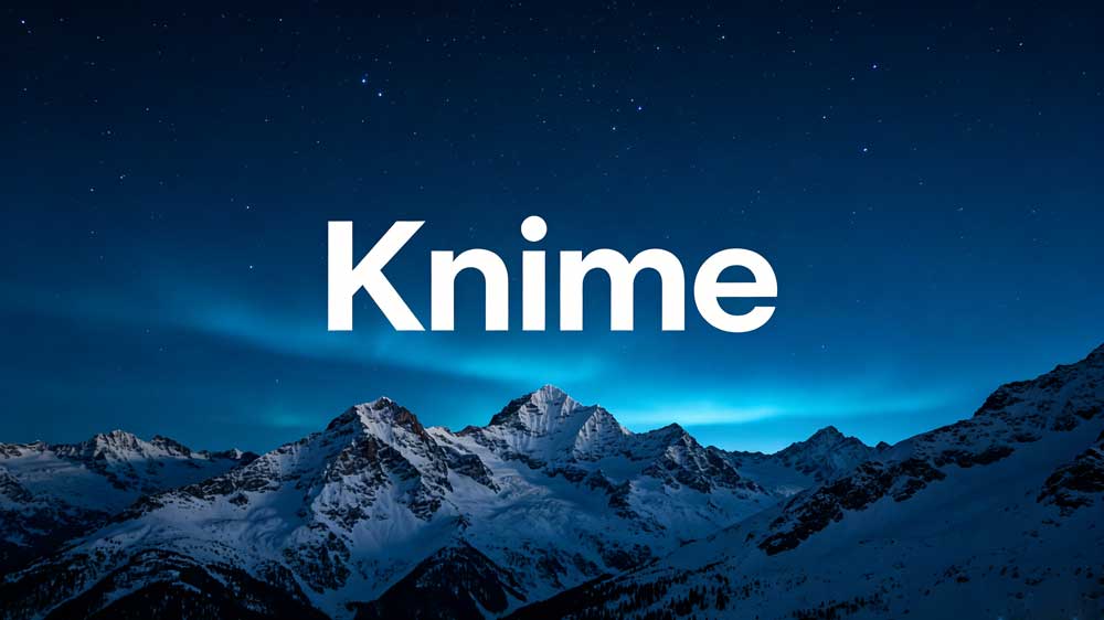 Knime数据科学工作流平台界面