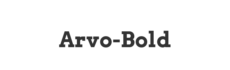 Arvo-Bold