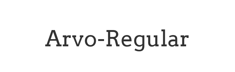 Arvo-Regular