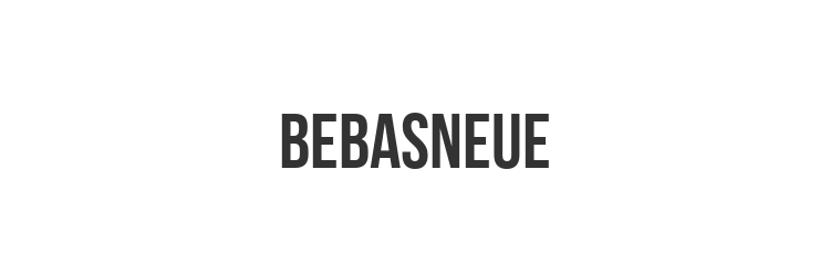 BebasNeue