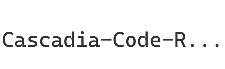 Cascadia-Code-Regular