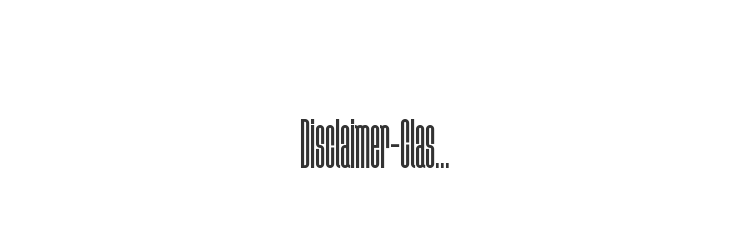 Disclaimer-Classic