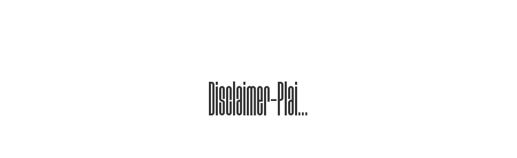 Disclaimer-Plain