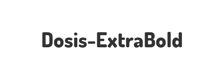 Dosis-ExtraBold