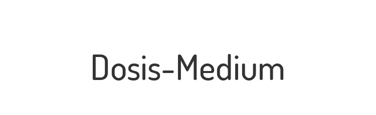 Dosis-Medium
