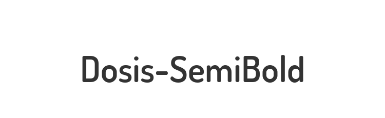 Dosis-SemiBold