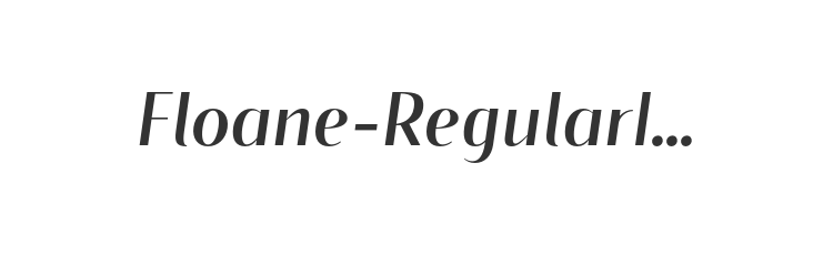 Floane-RegularItalic