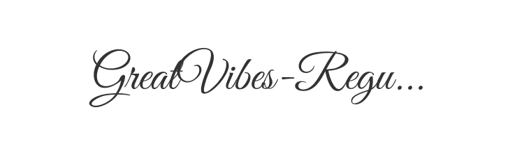 GreatVibes-Regular