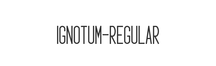 Ignotum-Regular
