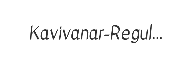 Kavivanar-Regular