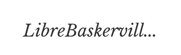 LibreBaskerville-Italic