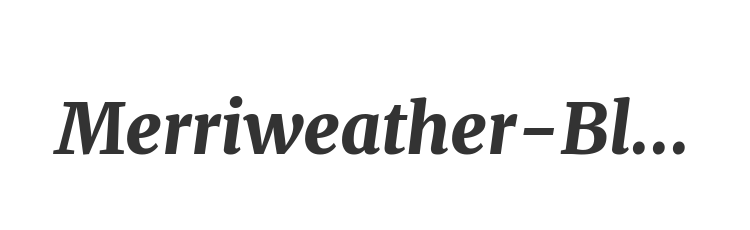 Merriweather-BlackItalic