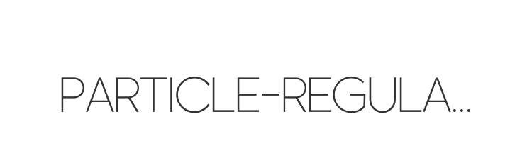 Particle-Regular