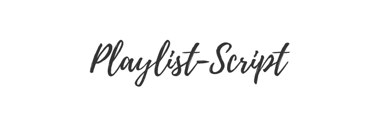 Playlist-Script
