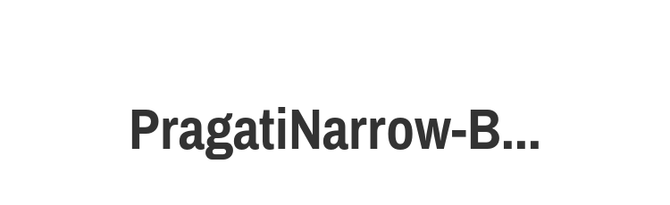 PragatiNarrow-Bold