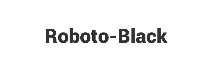 Roboto-Black