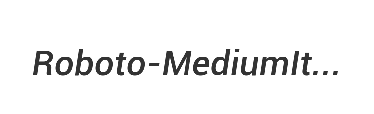 Roboto-MediumItalic