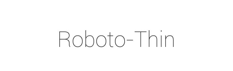 Roboto-Thin
