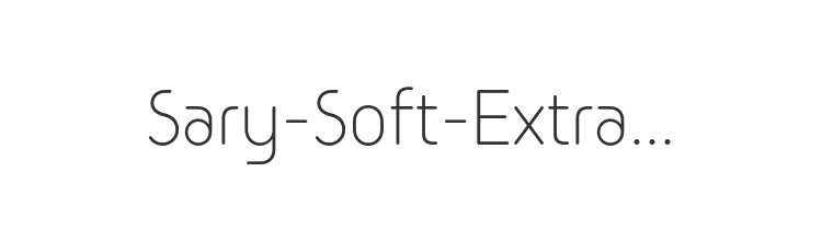 Sary-Soft-ExtraLight