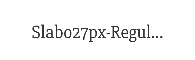 Slabo27px-Regular