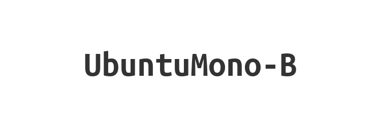 UbuntuMono-B