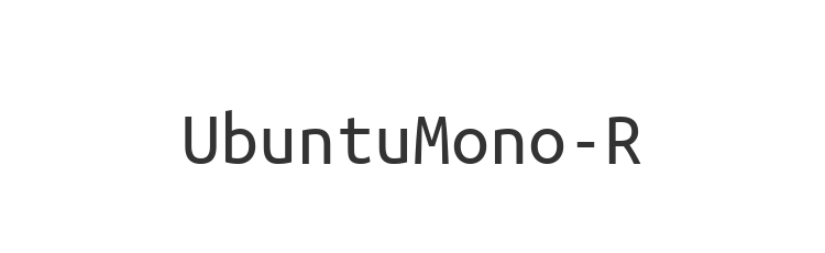 UbuntuMono-R