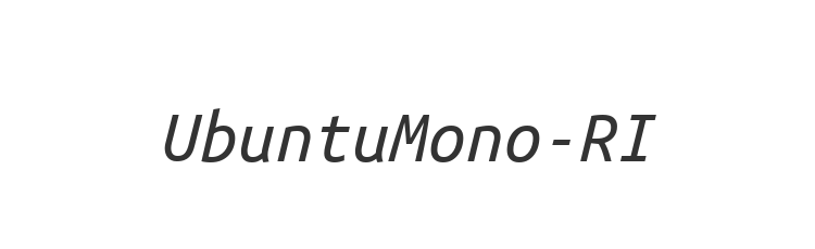 UbuntuMono-RI
