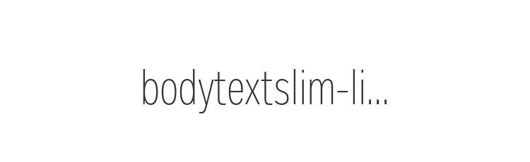 bodytextslim-light