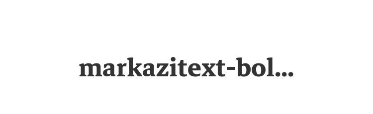 markazitext-bold